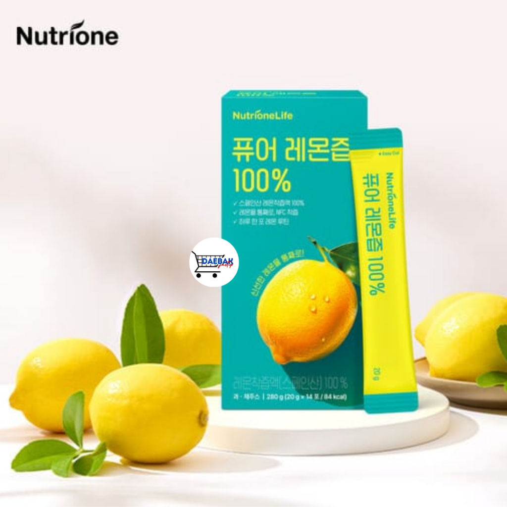 

Nutrionelife Pure Lemon Juice 100% 14stick