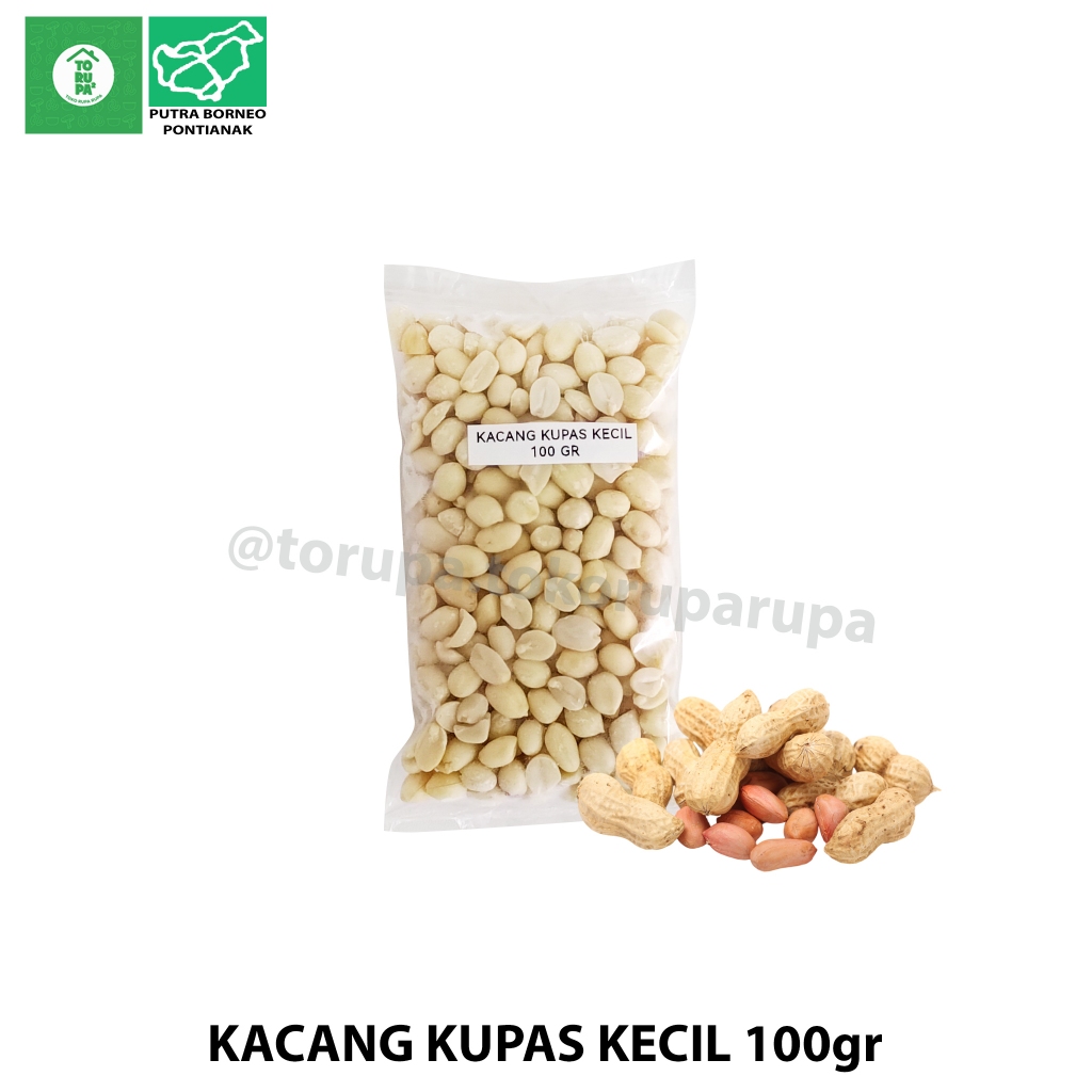 

Kacang Kupas Mentah 100gr / Kacang Tanah Kupas Mentah / Bahan Kue Masakan Pontianak