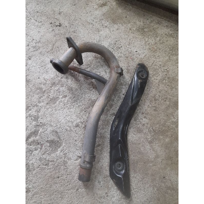 leher header knalpot KLX d-tracker BF ori 150 cc original