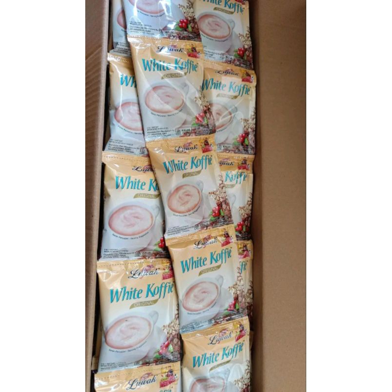 

Luwak white koffie 1 renceng isi 10pcs |kopi susu|kopi 3 in 1