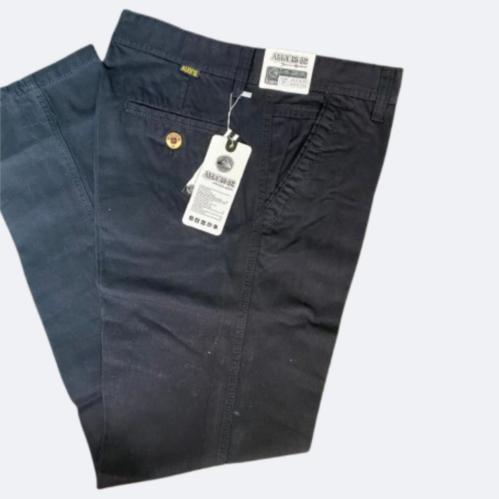 ALEXIS CELANA PANJANG PRIA BAHAN KATUN KANVAS TEBAL HALUS CELANA KATUN PRIA PANJANG