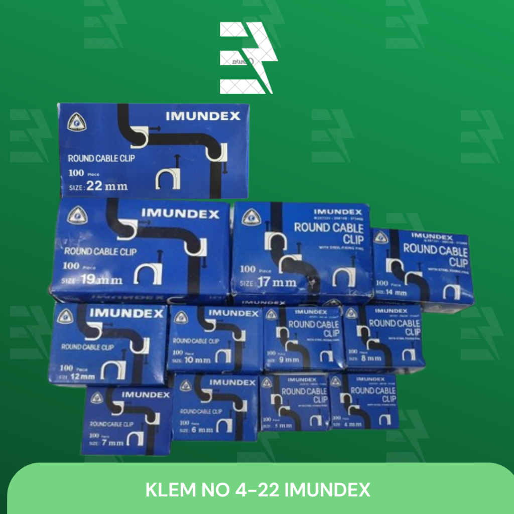 PAKU KLEM KABEL IMUNDEX NO 4-17 MM