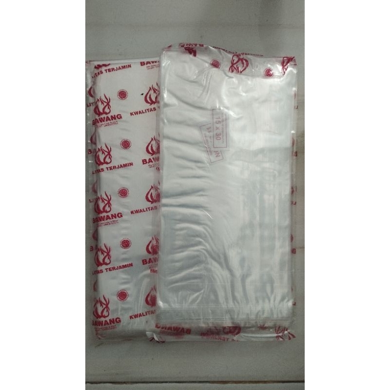 

plastik bening ukuran 15X30