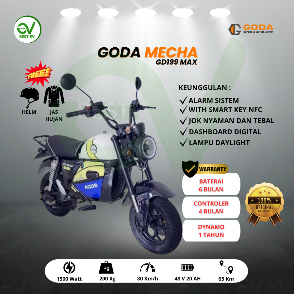 Sepeda Listrik GODA TYPE MAX MECHA 199