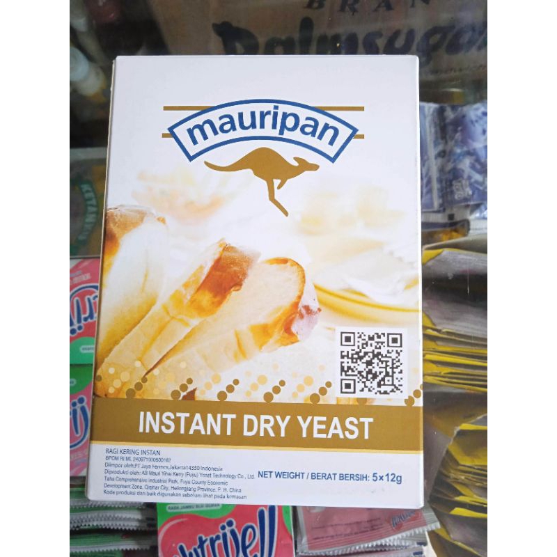 

Mauripan Instan Dry Yeast 5x12g
