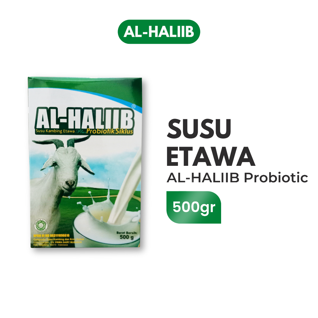 

Susu Kambing Etawa Bubuk 500 gram Original - AL-HALIIB