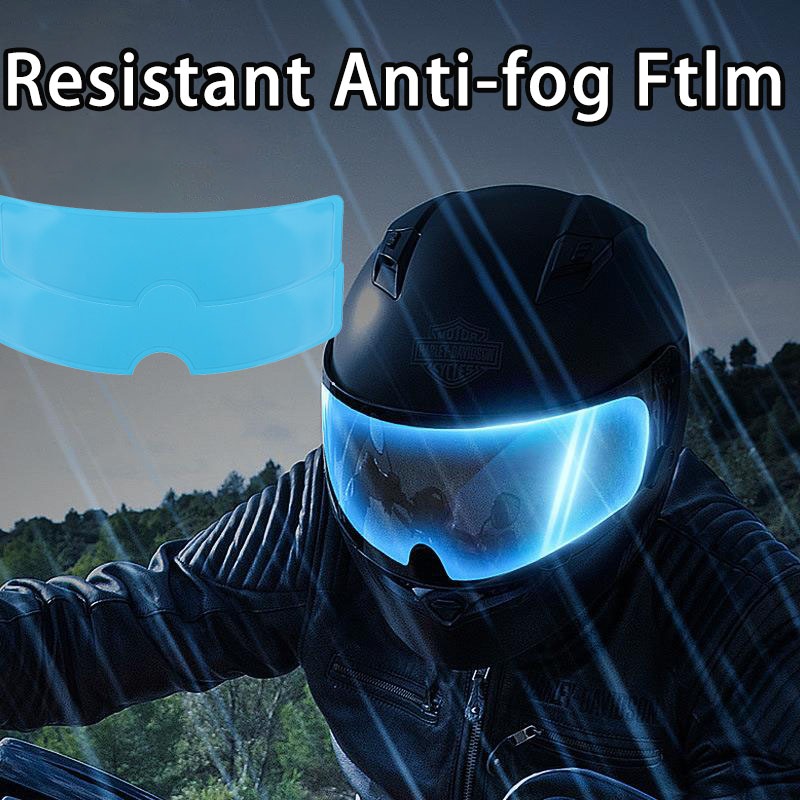 Sticker Kaca Helm Anti Fog Embun Pelindung Mirror Antigores Bebas Debu/Helm Stiker Tahan Panas/Lapis