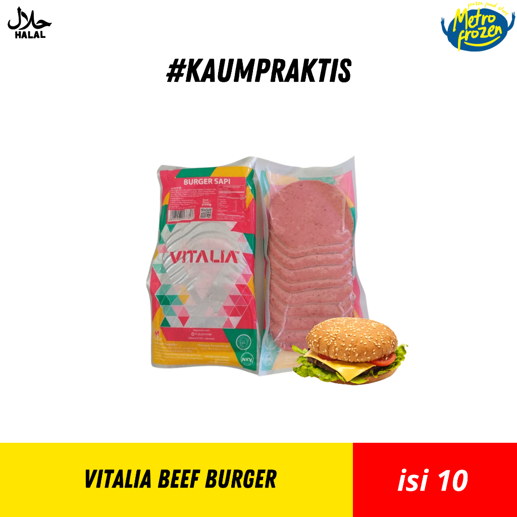 

VITALIA Beef Burger Isi 10 & 20