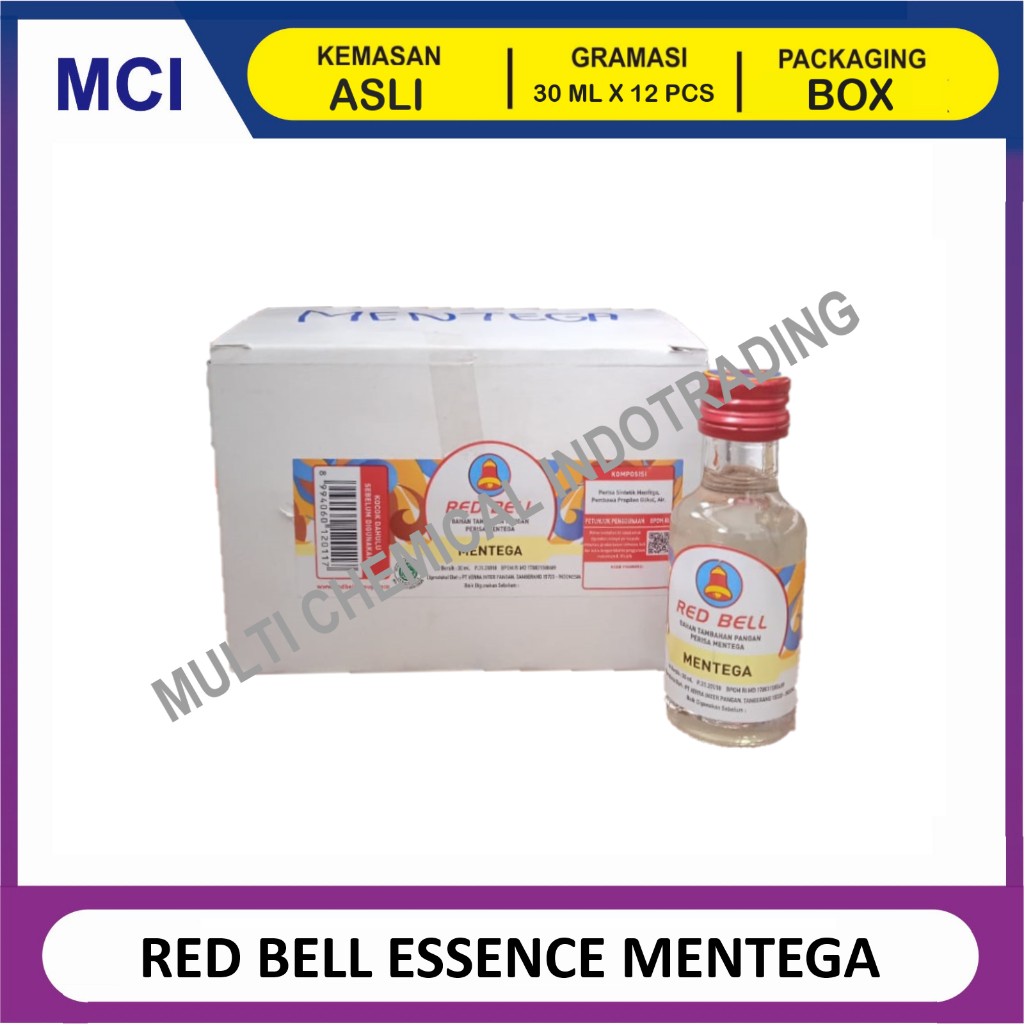 

RED BELL ESSENCE MENTEGA 30 ML - 1 LUSIN 12 PCS