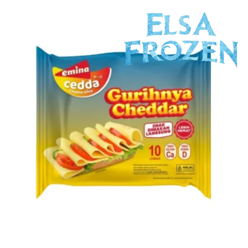 

EMINA SLICE CHEESE CEDDA ISI 10 150GR/KEJU SLICE CEDDA