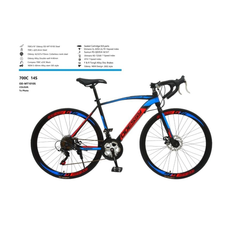 Sepeda Balap Road Bike Odessy MT 1010 S 700C