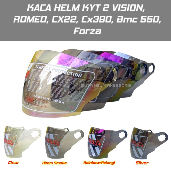 Kaca Helm Kyt Romeo Half Face