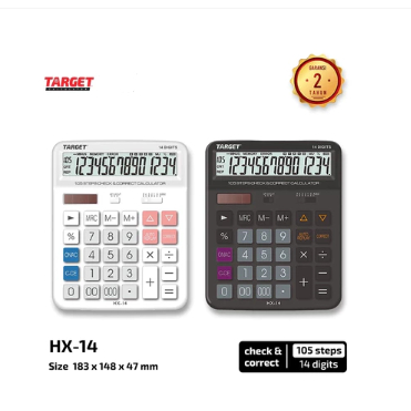 

Kalkulator Target HX-14 Check & Correct - Kalkulator Target