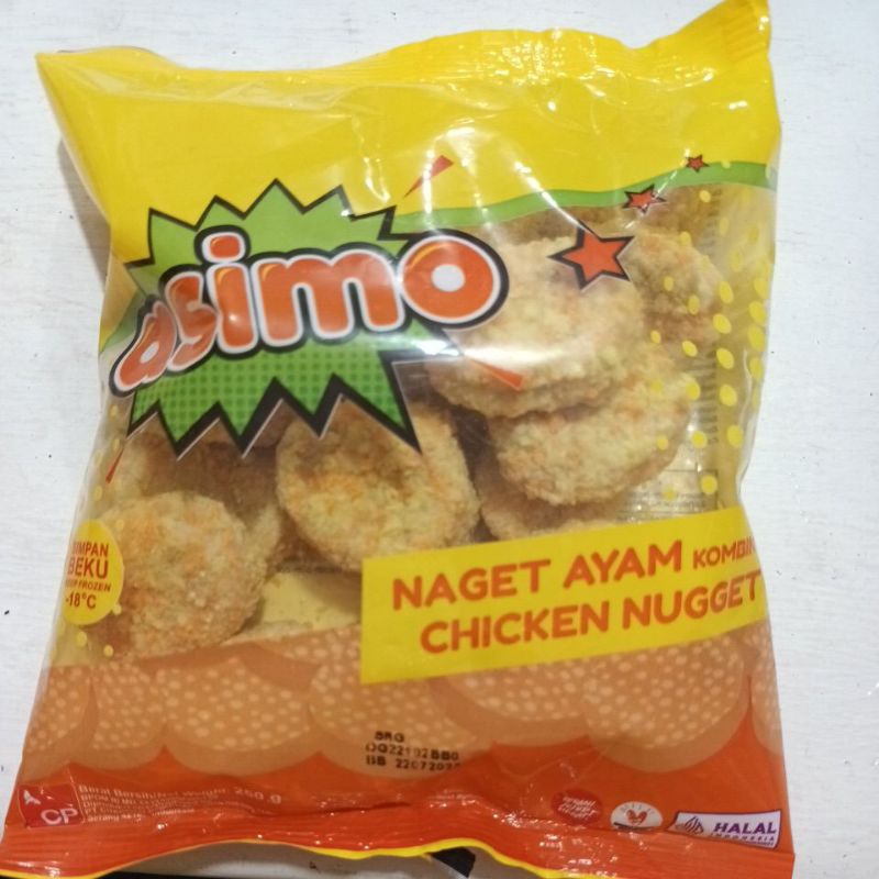 

Asimo Nugget Ayam Kombinasi 250g