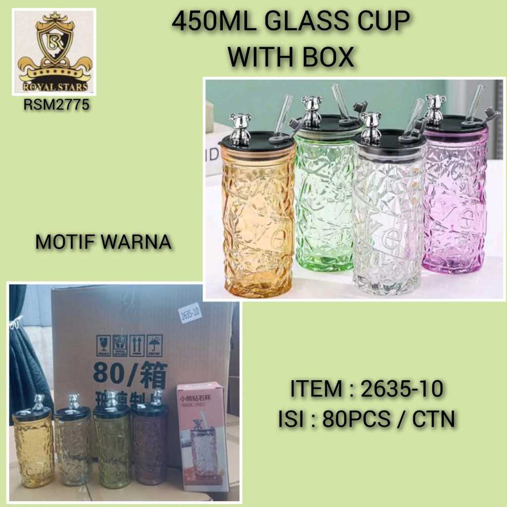 

gelas beruang MODEL BIASA ( tanpa kuping) 450 mml dengan sedotan kaca satuan (TANPA GARANSI PECAH EXPEDISI)