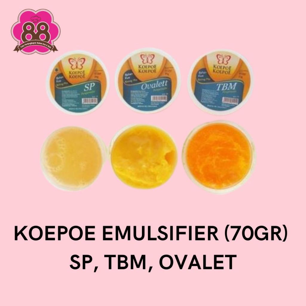 

KOEPOE EMULSIFIER SP TBM OVALET 70GR