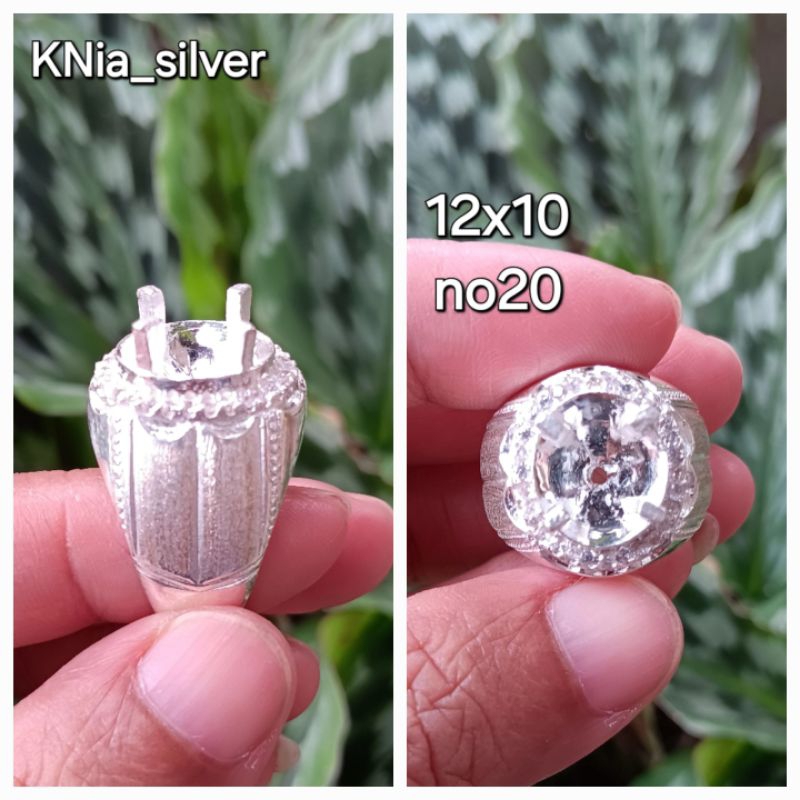 emban/ring perak polosan simpel