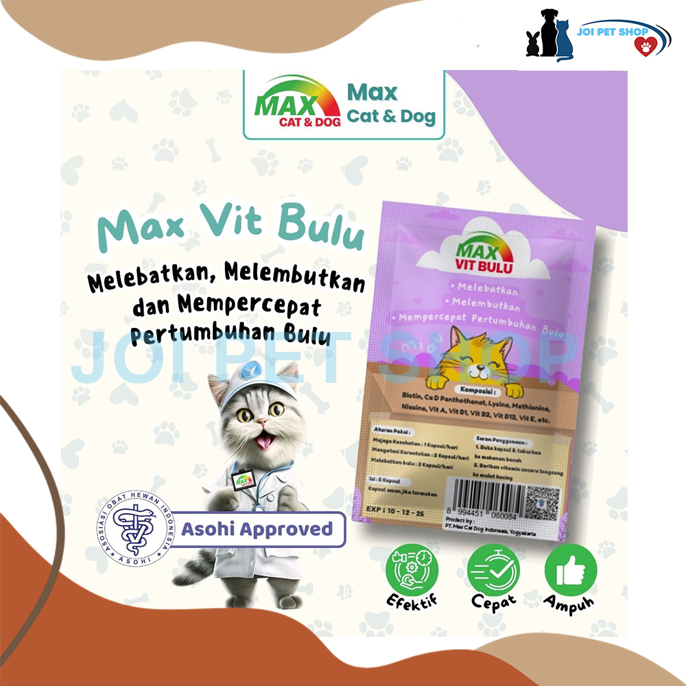 Vitamin Bulu Kucing MAX VITAMIN BULU
