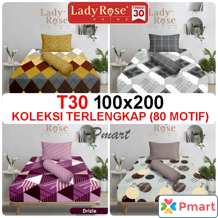 SPREI LADY ROSE 100x200 / SPREI LADY ROSE SINGLE / SPREI LADY ROSE PRIME 100x200