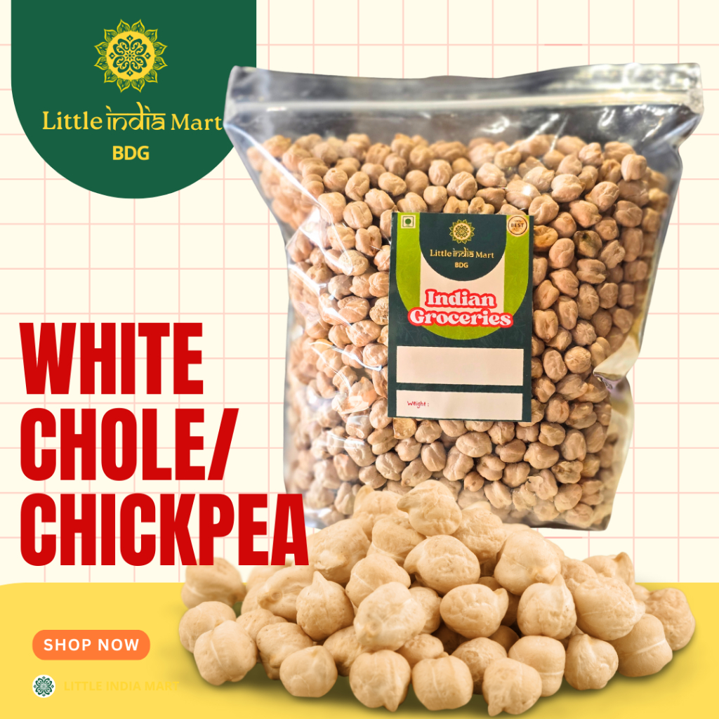 

Chole kabuli chana white chickpea kacang lentil 1kg