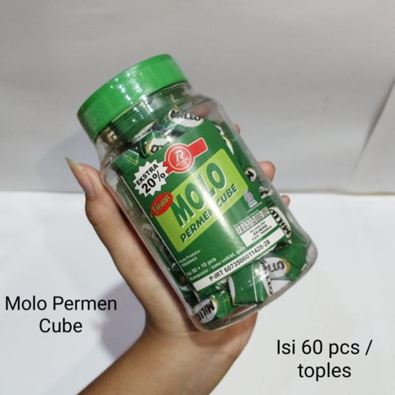 

PERMEN CANDY CUBE MOLO ISI 60 PCS