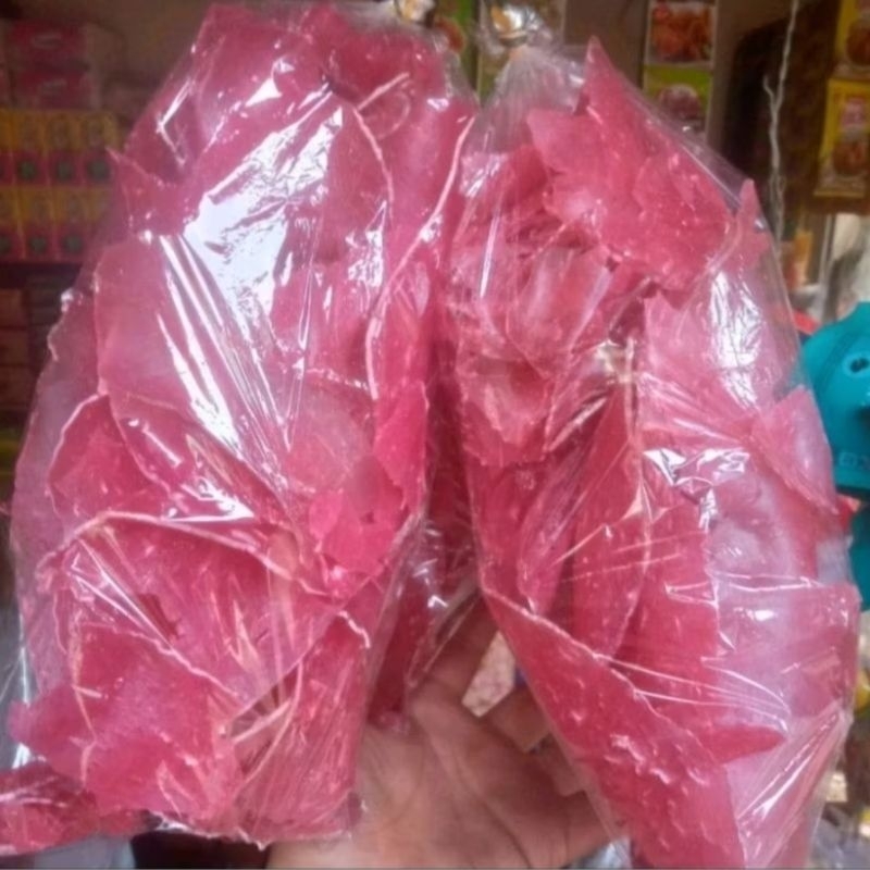 

Promo !! Kerupuk merah asli padang (original) 500 Gram Rp. 17.500