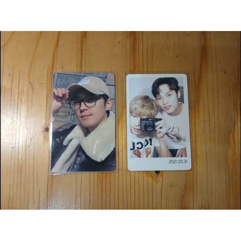 PC WONWOO SEVENTEEN ITS 2 VOD TOPI COKELAT MINWON DICON