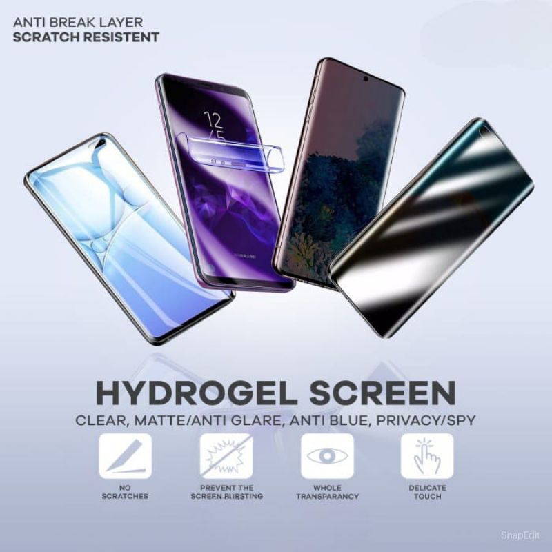 Hydrogel XIOMI 12/12S/12T/12X/12 PRO/12S PRO/12S ULTRA/12 LITE Screen Protector Bahan Jelly Anti Gor