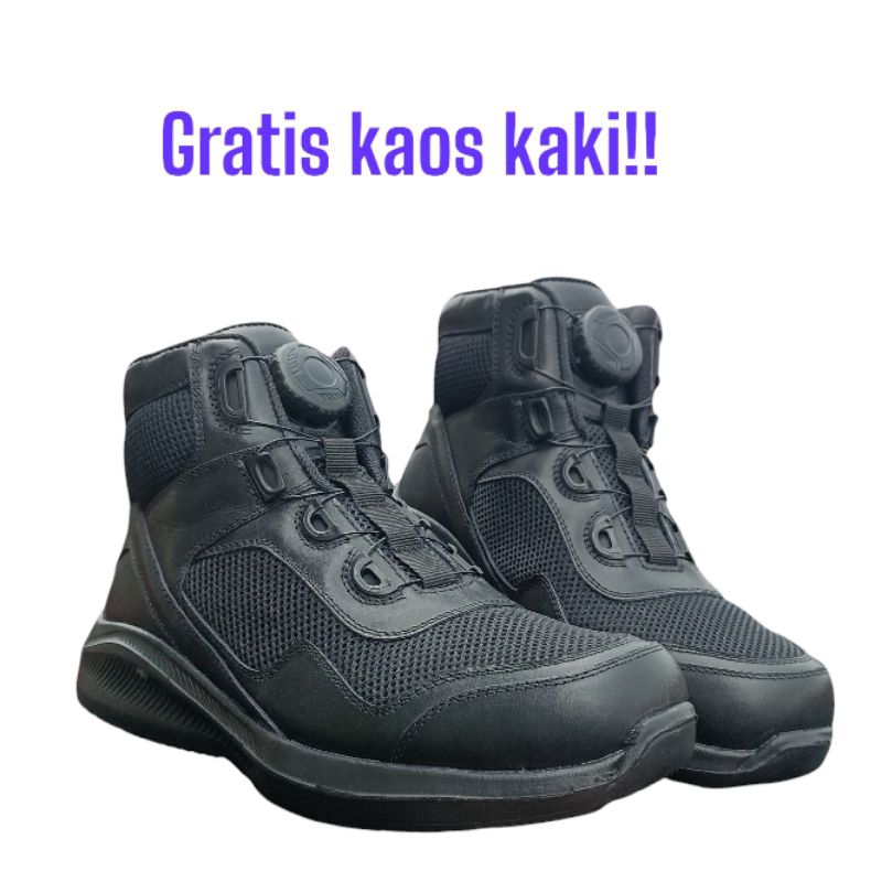 Sepatu Tactical Tali Putar Sepatu Paspampres Tactical Reserse Ringan