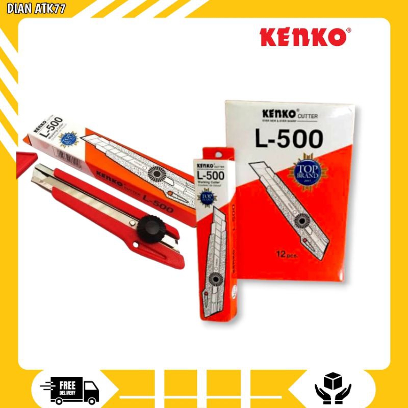 

KATER - Cutter Kenko Besar L500 Super Tajam [1 Lusin ]