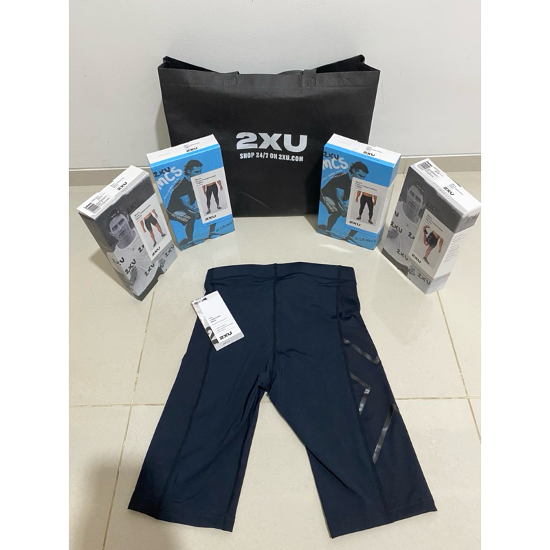 2XU Men's Basic Compression Short Black SIZE M