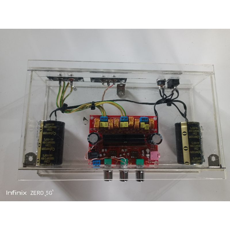 amplifier tpa 3116d2 subwoofer + adaptor 12v 4a