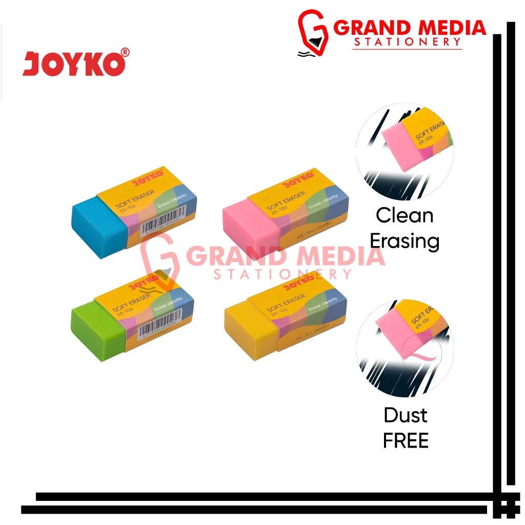 

[GRAND MEDIA] SETIP / PENGHAPUS JOYKO ER-106 / 1 PCS
