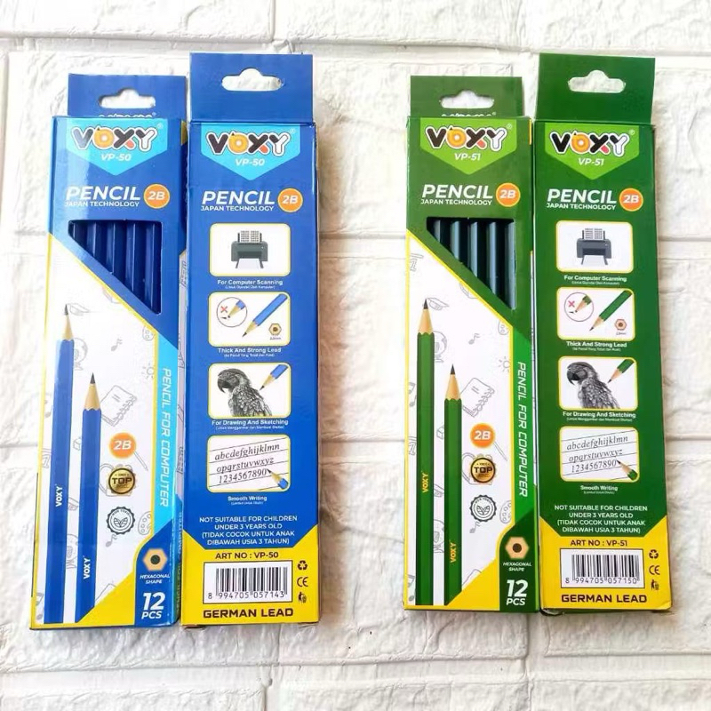 

PENSIL 2B/ pensil Grafit 2B My pencil Voxy SELUSIN (12)