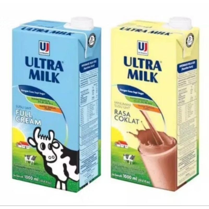 

Susu Ultra Rasa Cokelat/Full Cream @1000ml