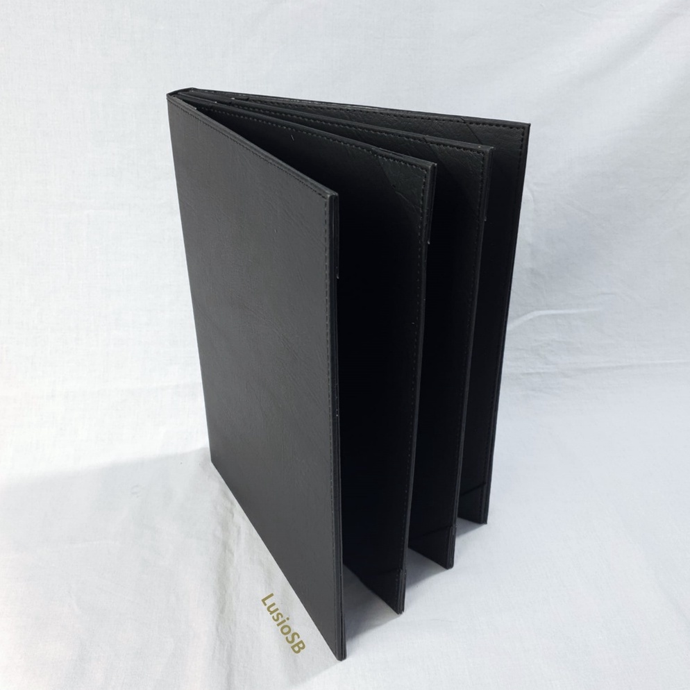 

ART Y6P8 Buku Menu Premium A4 LusioSB Kulit Faux Leather