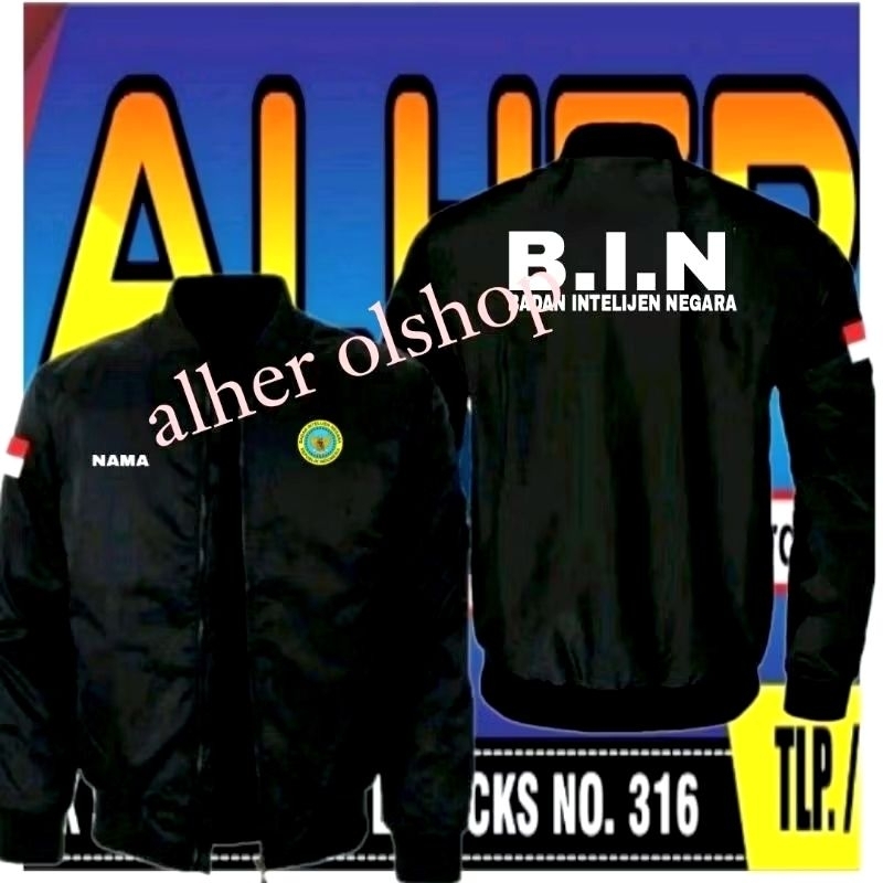 Jaket bordir bin jaket bin jaket bomber bin jaket kerja Bin jaket seragam bin jaket badan intelijen 