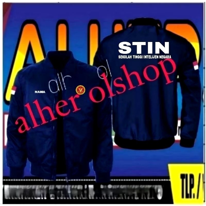 Jaket bordir STIN jaket STIN jaket bomber STIN jaket kerja Stin Jaket seragam Stin Jaket sekolah tin