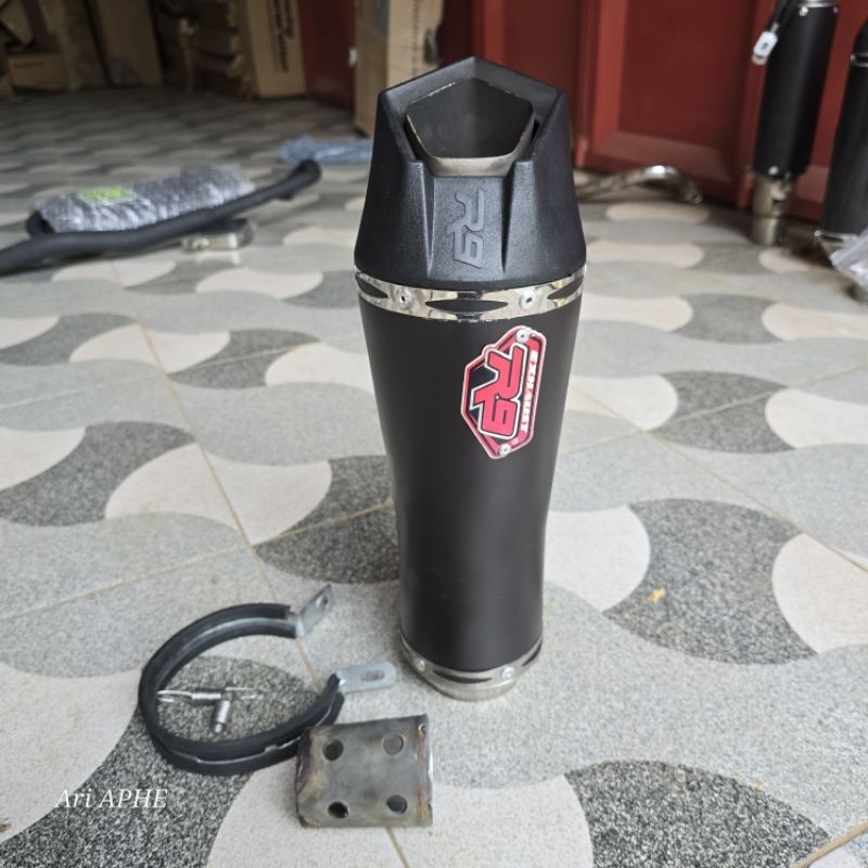 slincer silincer knalpot R9 ALPHA original inlet 60mm