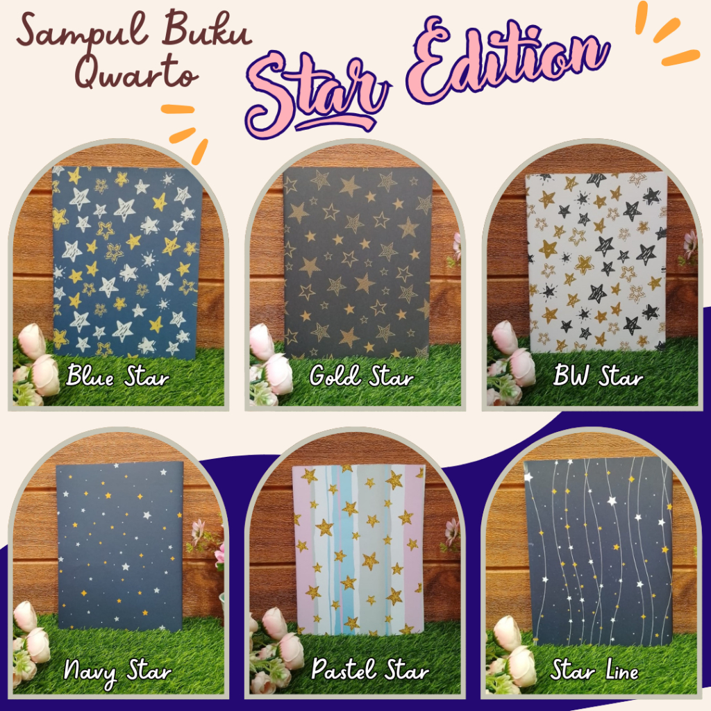 

10Pcs Sampul Buku Motif STAR Bigboss/Sidu Sampul Buku Aestetik Samp Buku Lucu Sampul Buku Anak