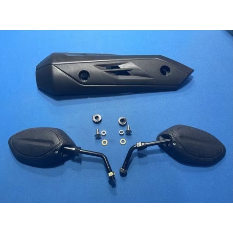paket spion set cover knalpot motor Vario 110 fi led