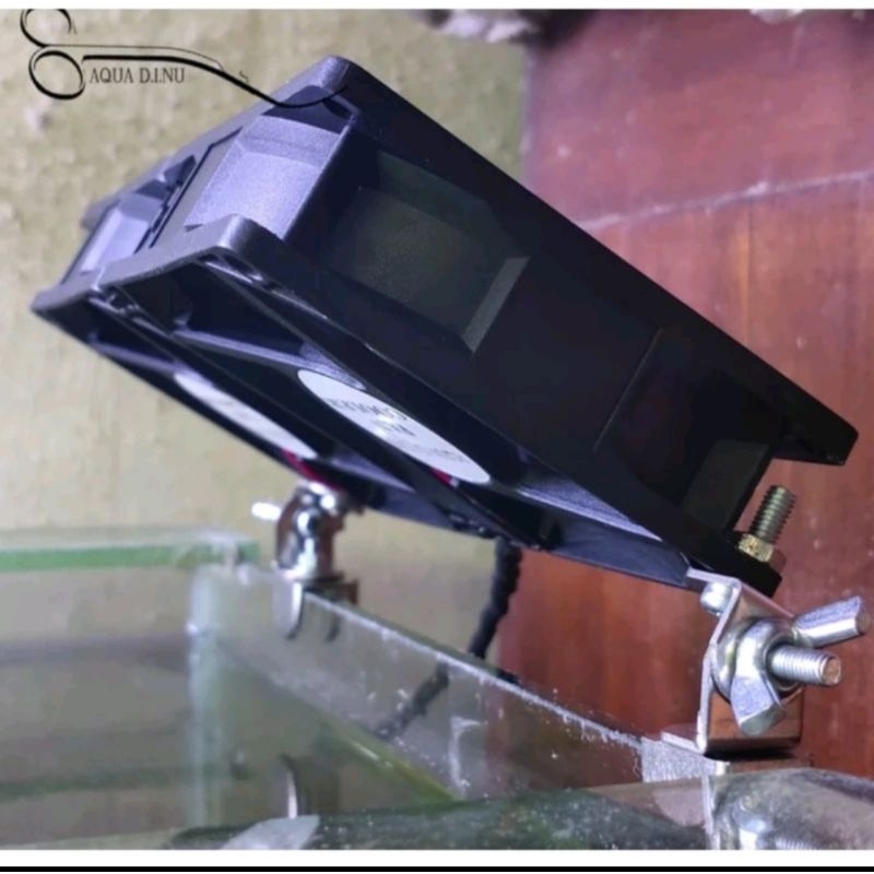 Kipas Aquascape Aquarium fullset dudukan kaca fleksibel