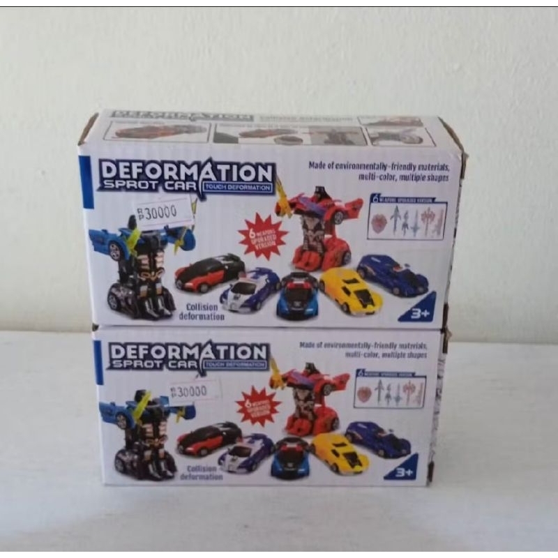 mainan mobil robot transformers deformation polisi sprot car