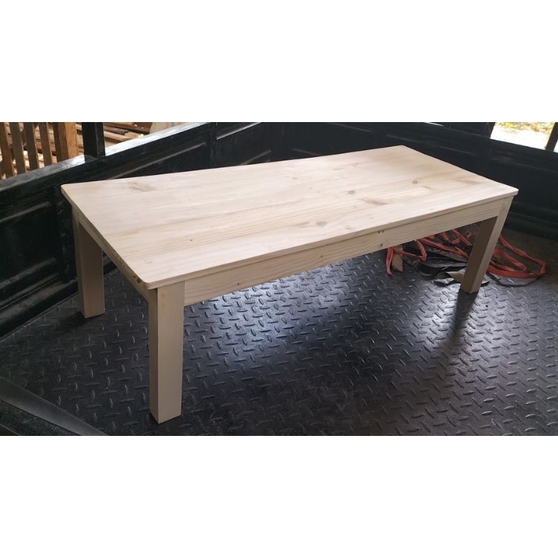 MEJA LESEHAN/ MEJA WARUNG LESEHAN FULL KAYU ATAS PAPAN JATI BELANDA