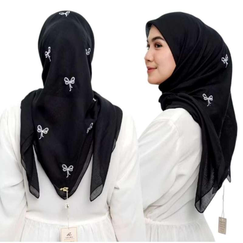 Segiempat AZARA BORDIR PITA/Segiempat PARIS BORDIR PITA