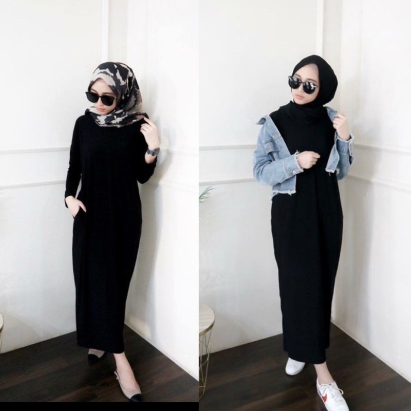 HIJABBOSS.OFFICIAL LUNA DRESS BEST SELLER / INNER MANSET BUSUI / INNER MATERNITY / INNER DRESS BUSUI
