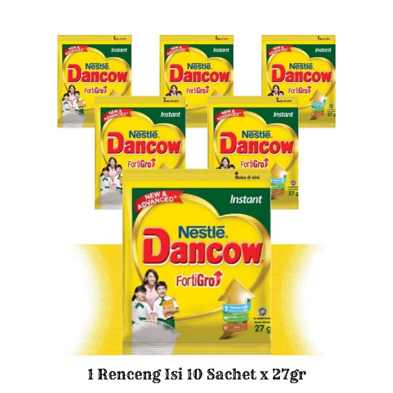 

Susu Dancow Fortigro Renceng Isi 10 Sachet x 27gr