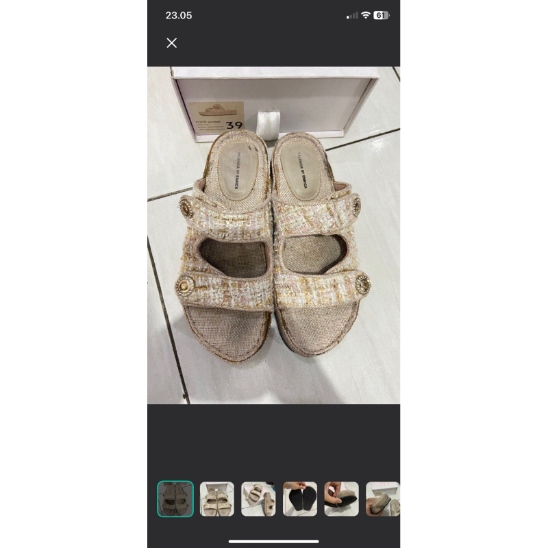 valencia by enrica coco sandals nude 39 preloved