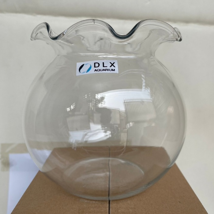 Aquarium Vas Bulat Kaca Shella 1,5 Liter Merk Dlx Glass