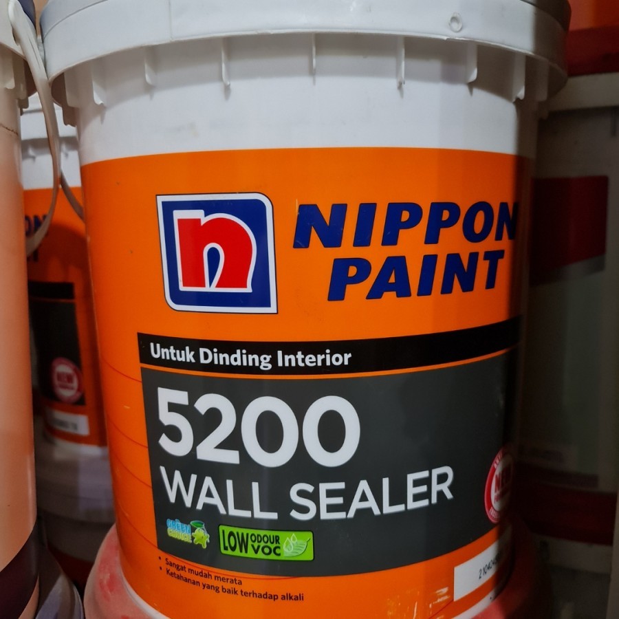 Cat Dasar Tembok Interior Nippon Paint 5200 Wall Sealer 25 Kg Pail //Cat Dasar Tembok Dalam